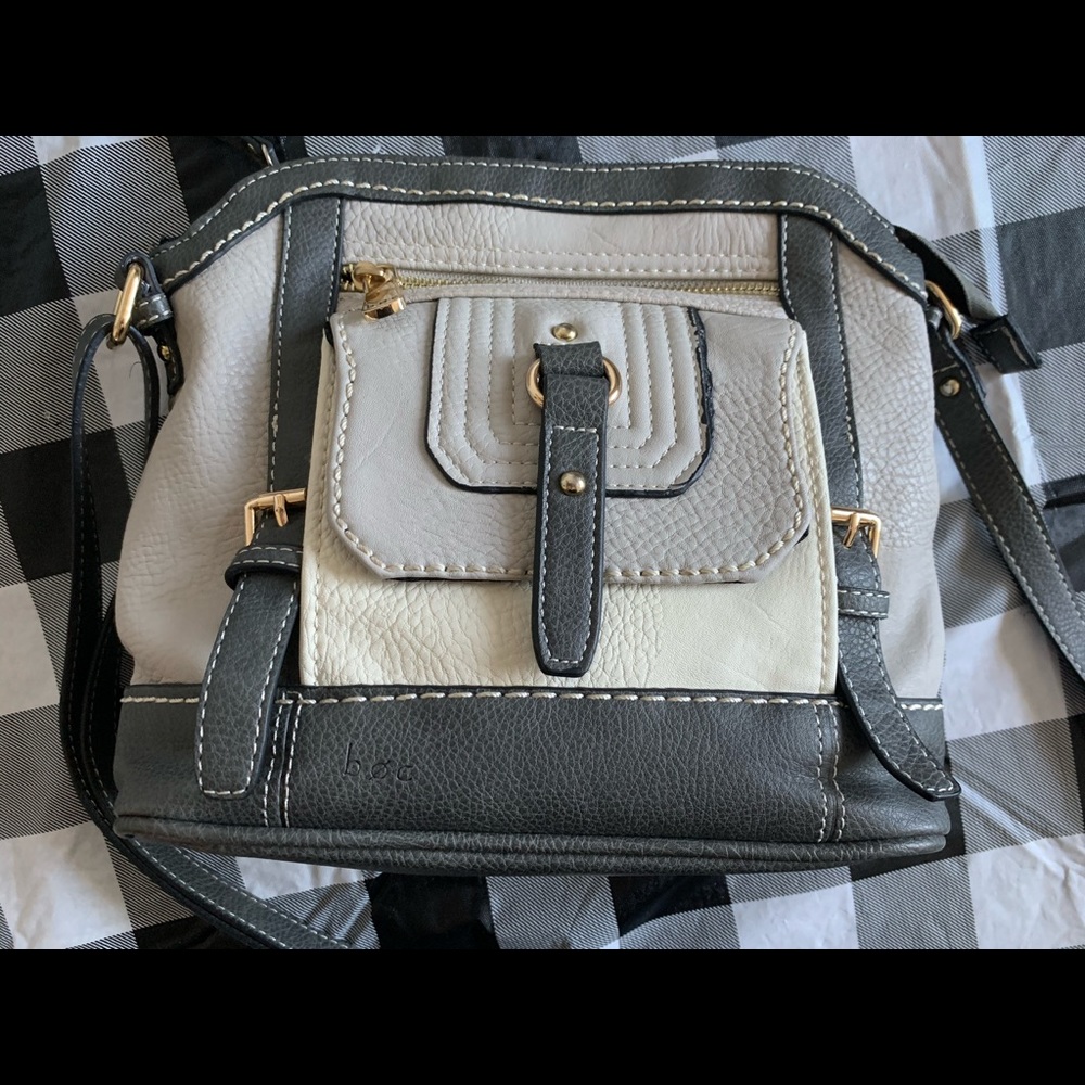 Grey and Cream BOC Bag